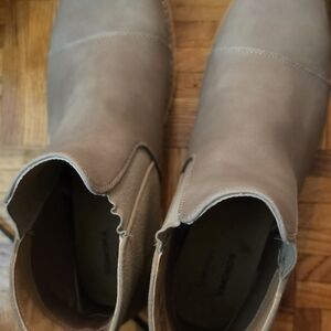 Sonoma Taupe Slip-On Ankle Boots